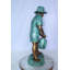 Statue debout garçon avec arrosoir en bronze - Taille: L 15 po x l 15 po x H 39 po.