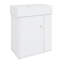 Meuble-lavabo flottant 21,6 po avec lavabo, rangement ouvert à droite