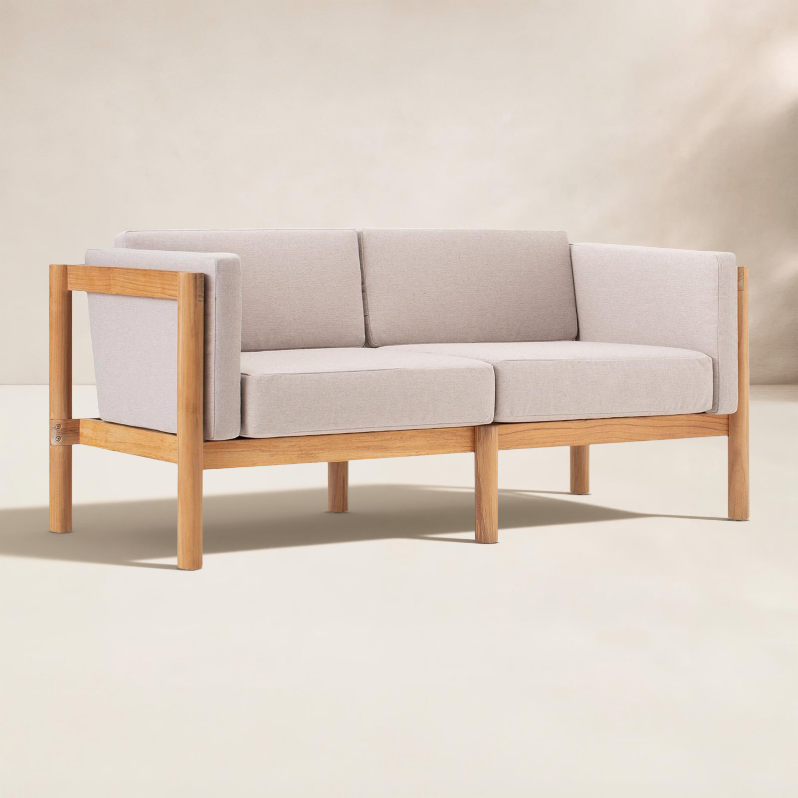Haven 66" Sunbrella® Patio Loveseat, Sunbrella Ashe