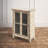 Ellie 2-Door Solid Wood Glass Accent Cabinet-180030360