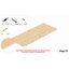 Commode blanche pour chambre à coucher, commode pour bébé en bois pour chambre de bébé, commode à 6 tiroirs avec base robuste, commode à vêtements moderne pour vêtements et articles essentiels pour bébé-332374225