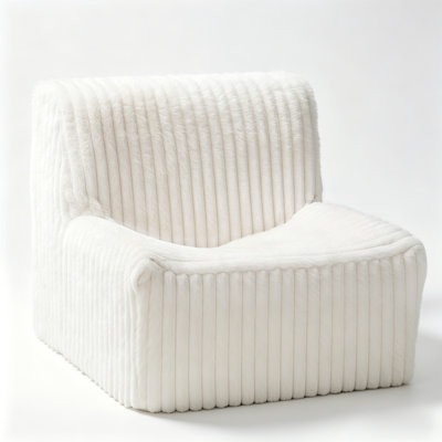 Fauteuil paresseux compressé - paquet ultra compact, moelleux après 48 heures d'extension, idéal pour les petits espaces, les dortoirs, les appartements - aucun assemblage requis