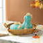 6"D Fall Round Glass Pumpkin-990528982