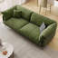 70.87" Green Velvet Standard Sofa cushion couch-108839973