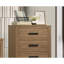 Commode 1 pièce de style transitionnel à quatre tiroirs