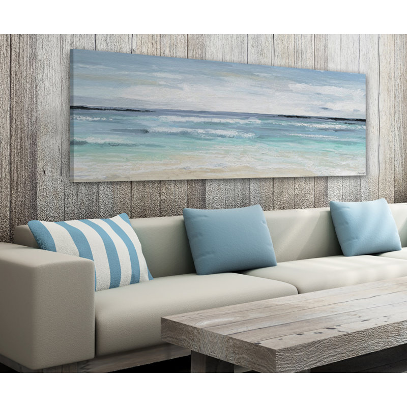Beach On by Marmont Hill - Wrapped Canvas Print, 51cm H x 152cm W x 3.81cm D