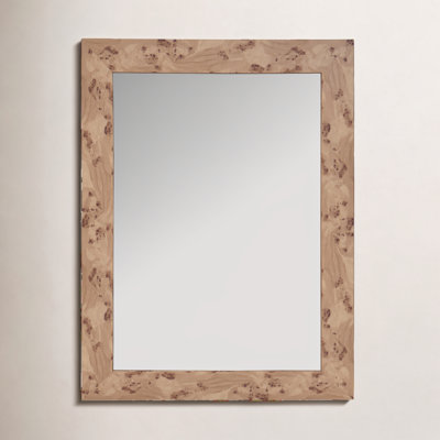 Burled Vanity Mirror