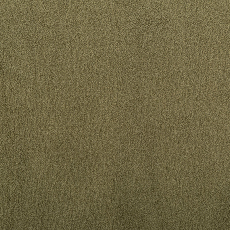 Callahan Upholstered Bed, Olive Green Faux Sherpa, Full / Double