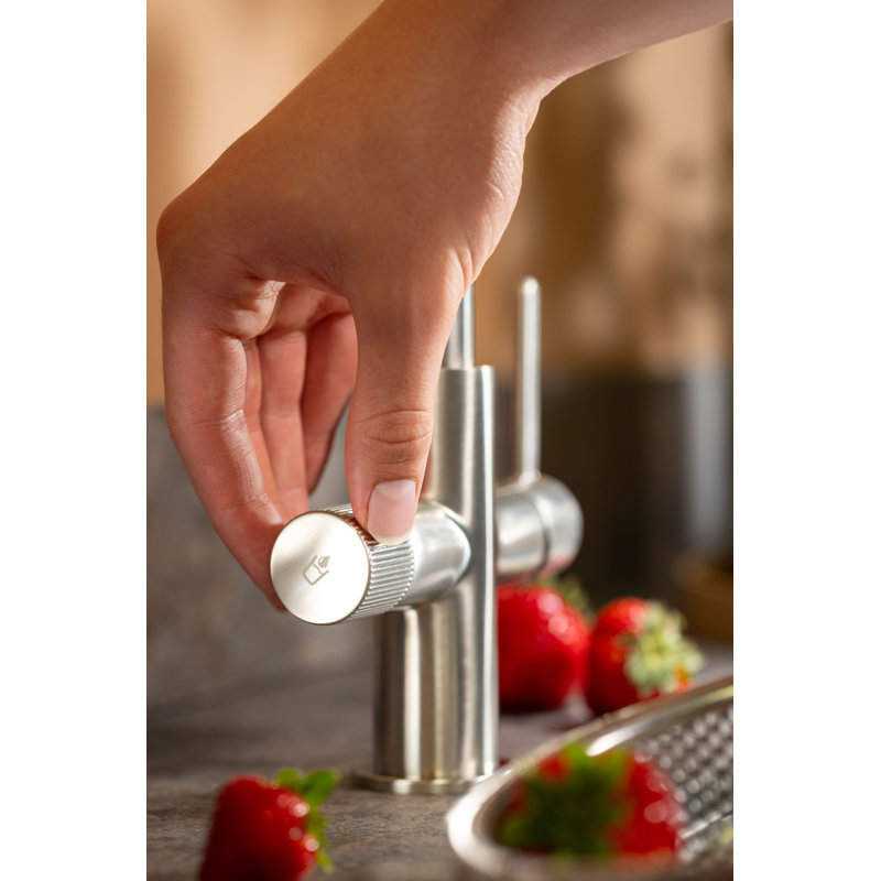Abode Designs Puria Kitchen Faucet, Brushed Nickel