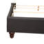 Lit tapissier transitionnel noir Serene Comfort