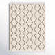 Mossy Moroccan Charcoal/Light Beige Area Rug