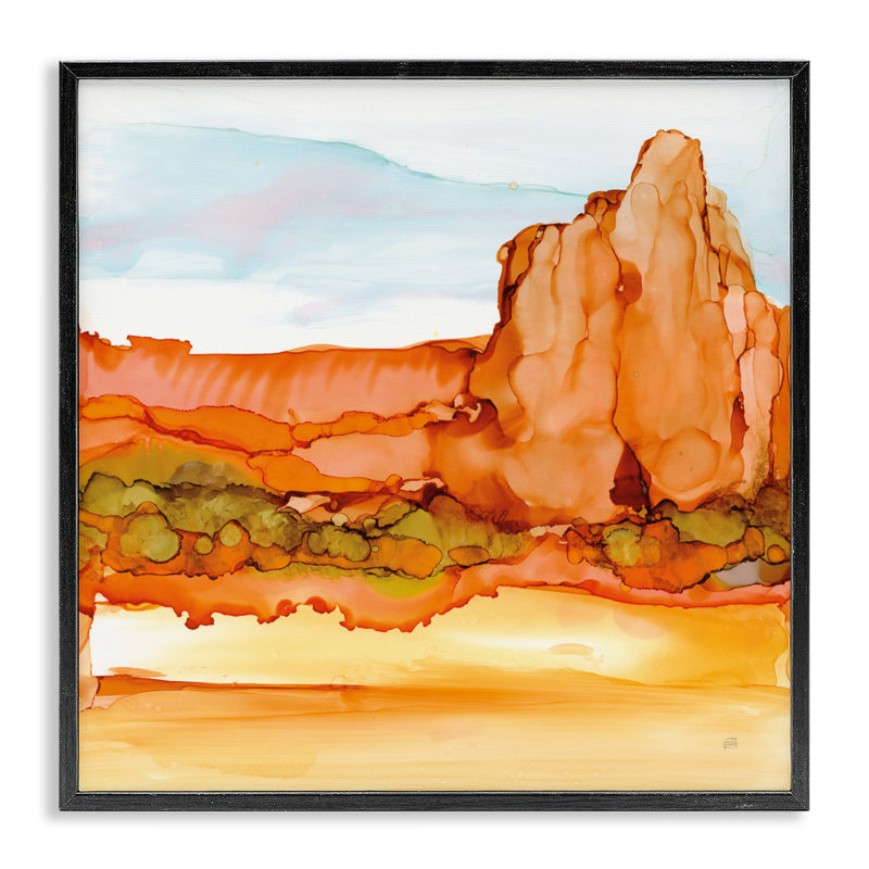 «Earthy Desertscape Illusion», estampe numérique, conception par Chris Paschke, H 12 po x l 12 po