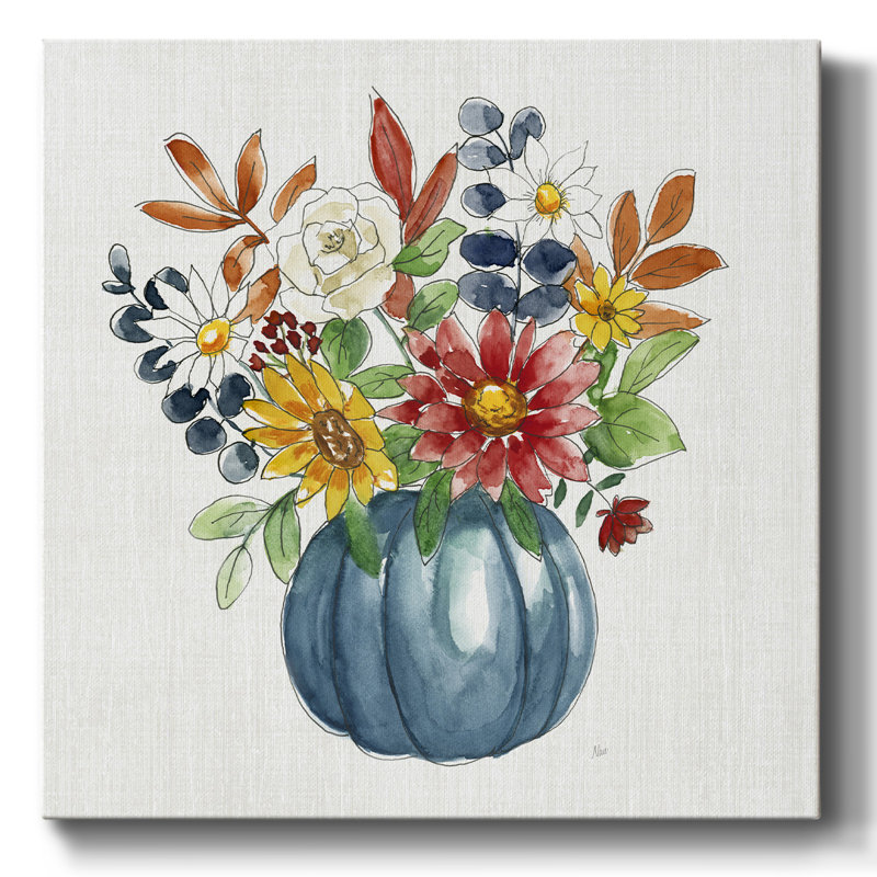 Pumpkin Bouquet II-Gallery Wrapped Canvas, H 40 po x l 40 po x P 1,5 po