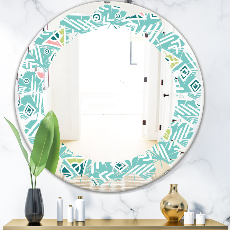 Miroir mural Leaves, H 23,6 po x l 23,6 po