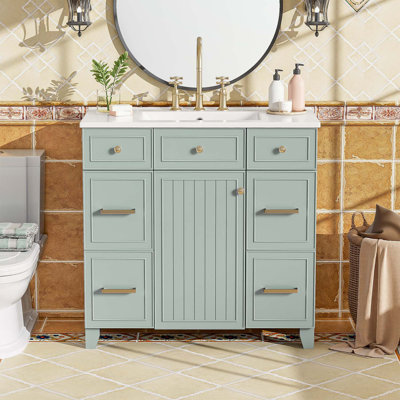 Bathroom Vanity with Abundant Storage and Stylish Appeal