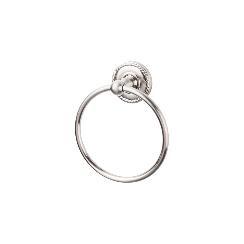 Edwardian Bath  Towel Ring, Brushed Satin Nickel
