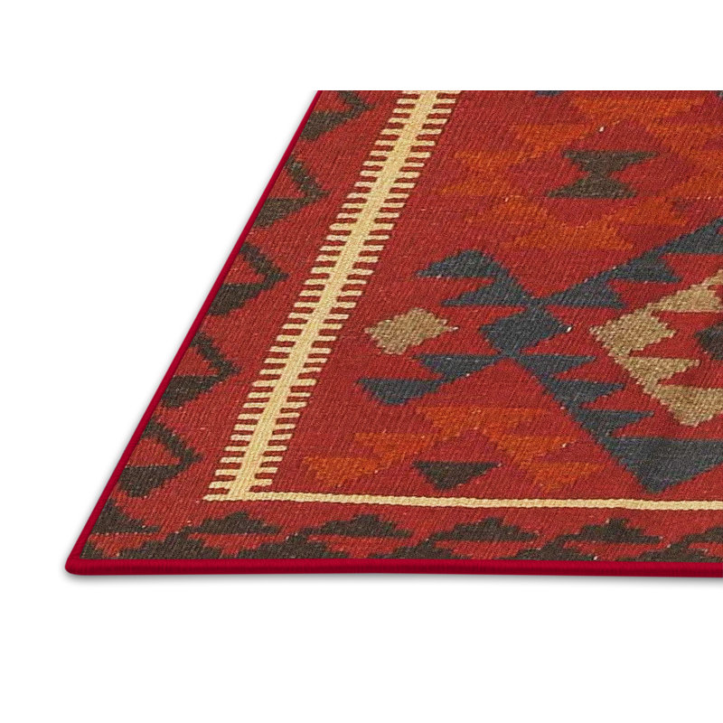 Tapis oriental rouge / brun, Rectangle 5 pi x 7 pi