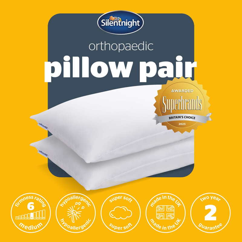 Silentnight Orthopaedic Pillow Pair
