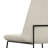 Corina Linen-Look Upholstered Dining Chair with Sled-Style Metal Base in Contemporary Style (Set of 2)-451712979