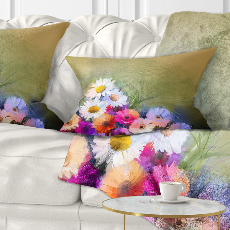 Coussin White, Rectangle, 12 po x 20 po