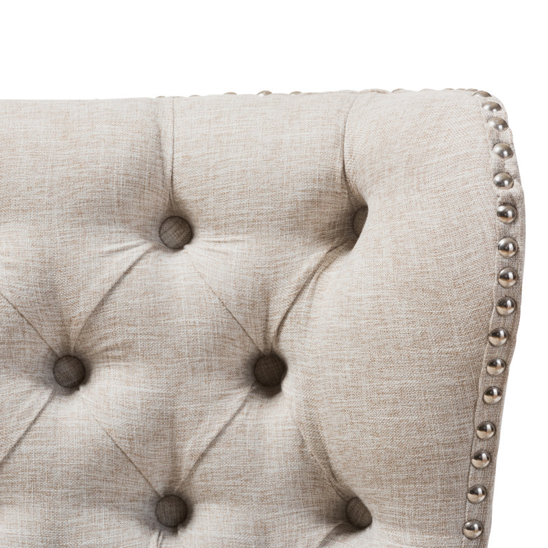 Detwiler Upholstered 40.94'' Loveseat, Light Beige