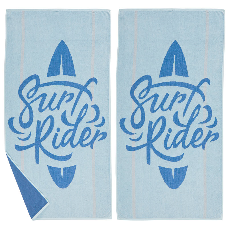 100% Cotton Printed 2 Pack Beach Towels