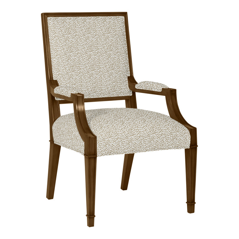 Leighton By Michael Weiss Upholstered Armchair, Worthy Snow, Hampton