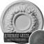 Médaillon de plafond Endurathane Odessa, DE 7 1/2 po x P 3 1/2 po x P 1 1/8 po (convient aux auvents jusqu'à 3 1/2 po), deux pièces-27779398