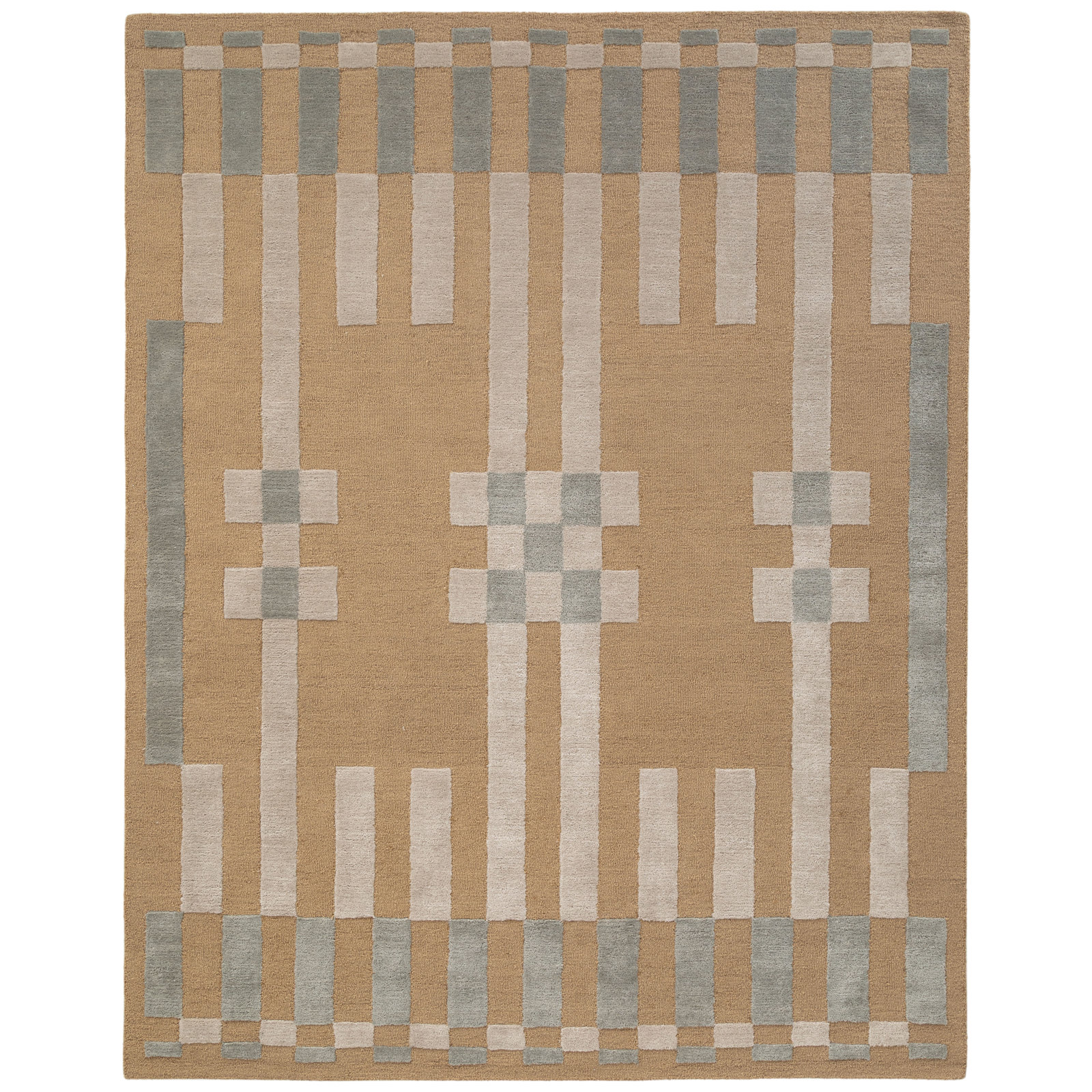 Kyla Hand-Tufted Plaid Rug, Rectangle 3' x 5'