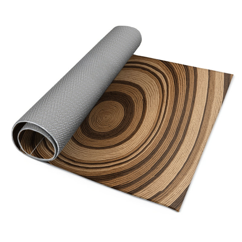 Tapis d'intérieur et d'extérieur brun Nature, Rectangulaire 8 pi x 10 pi