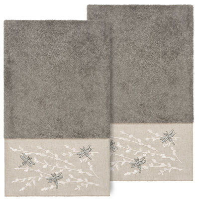 Braelyn 2 Bath Towel Set Midweight Bath Towel