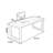 Brown Rectangular Solid Wood Writing Desk-742825389