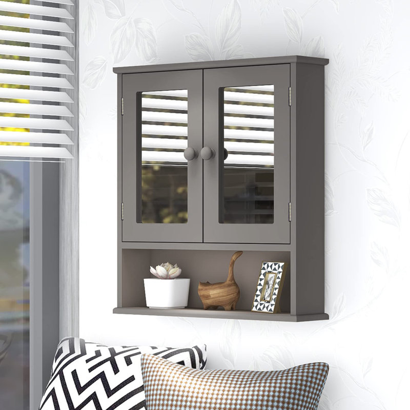 Tiare Bathroom Cabinet, Gray