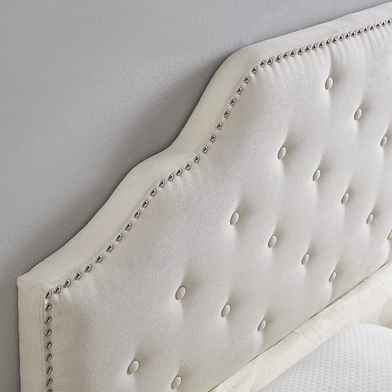 Cammock Upholstered Headboard, Beige