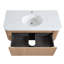 Meuble-lavabo mural avec lavabo et tiroirs-128923449
