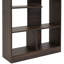 Rosalee 67" Freestanding 9-Tier Open-Back Bookshelf, Coffee Brown