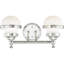 Éclairage pour meuble-lavabo 2 lumières Aravinthan-87326676