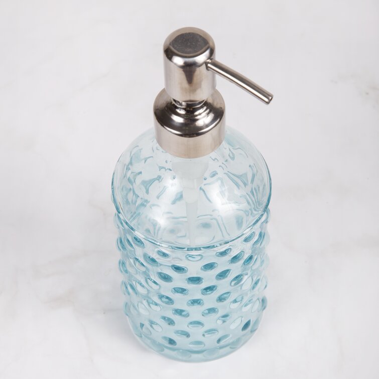 Clear Glass Dish Soap Dispenser - One Cozy Home