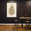 Arbre de Noël 02, arbre de Noël traditionnel rétro, arbre à feuilles persistantes, pin, nature, hiver, impression murale-1882553100