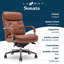 Sonata Leather Swivel Executive Office Chair-1035436203-1035436202