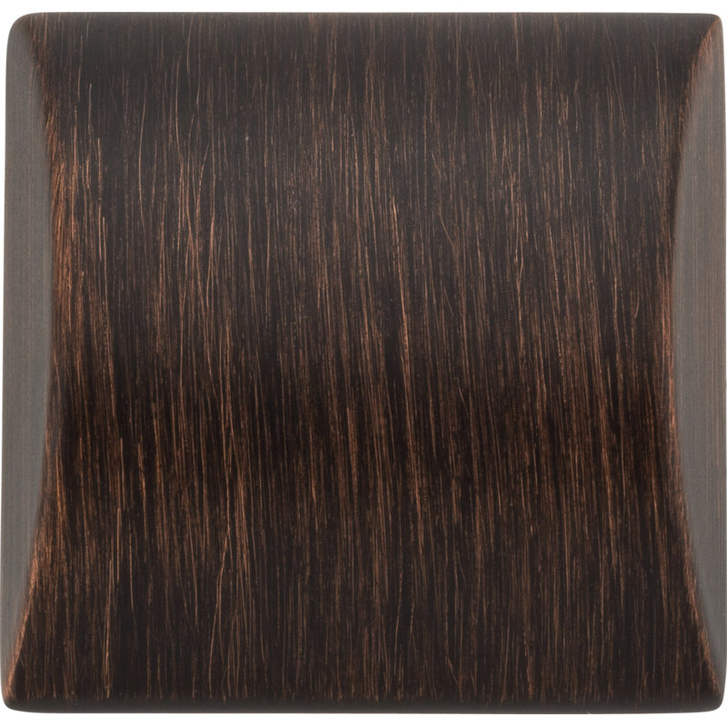 Roman Square Knob, Brushed Oil Rubbed Bronze