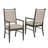 Cipolla Wood Finish Beige Fabric Arm Chair-105513480