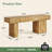 47" Solid Wood Bench, Farmhouse Entryway Bench-485741995