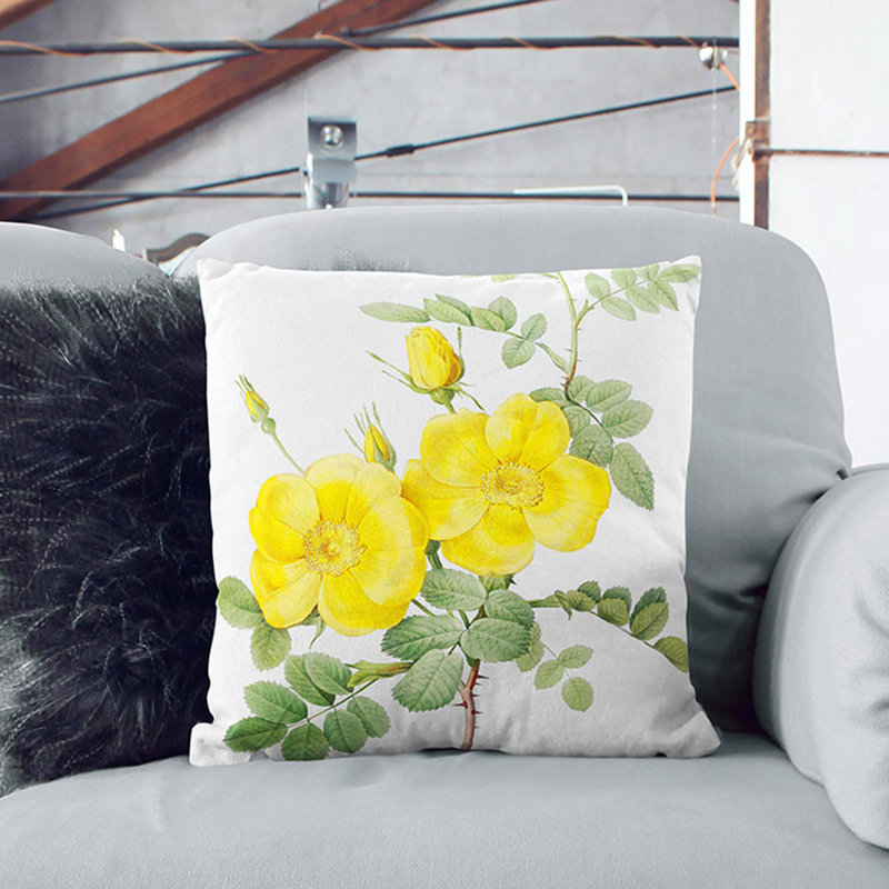 Square Throw Cushion, 55cm H x 55cm W x 20cm D