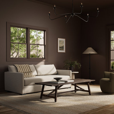 Garner Sofa - 86.5"-Savoy Parchment-Ebony