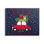 «Home for Holiday Sentiment Red Car Presents Snow» par Amanda McGee - Art textuel