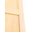 Porte en bois brut 3 panneaux Shaker-102719846