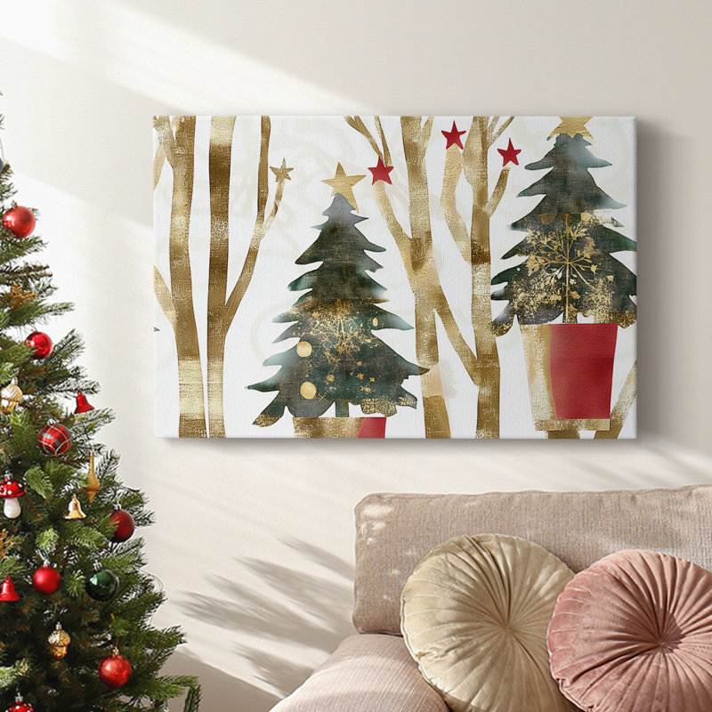 Christmas Holiday Arts - Toile tendue avec châssis, H 16 po x l 24 po