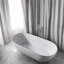 Baignoire de trempage autoportante en résine 69 po x 29,5 po-663722098