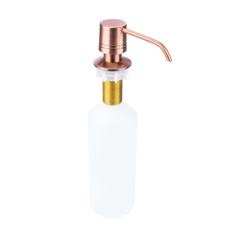 Antique Copper Deck-Mounted Metal Soap Dispenser